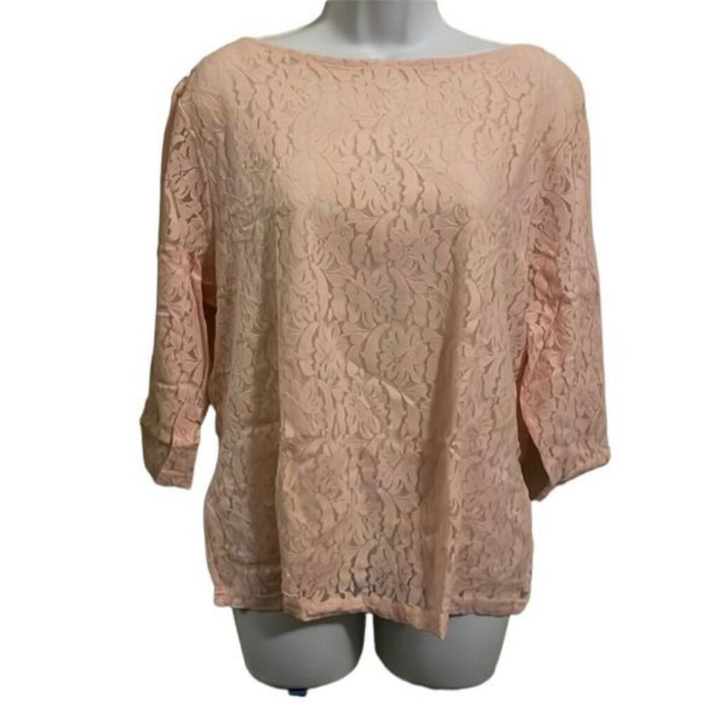 NEW DIALOGUE | 1X low top blouse QVC